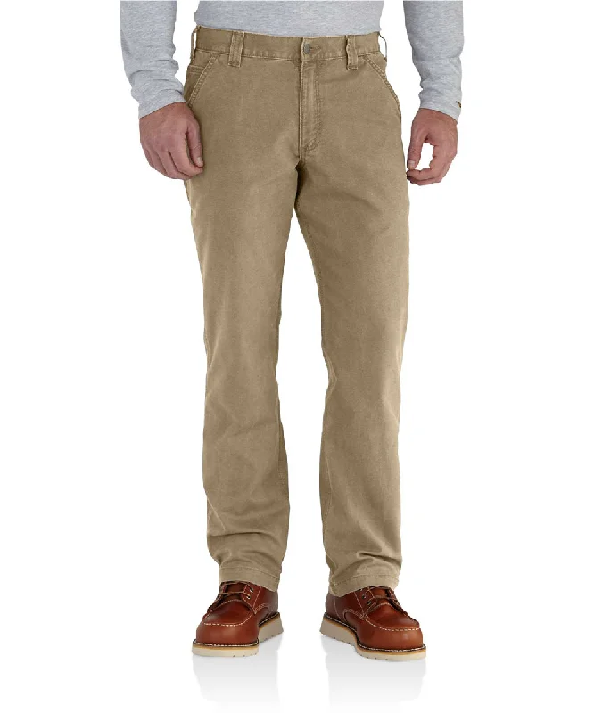 Weekend Wear Carhartt Rugged Flex Rigby Dungaree - Dark Khaki