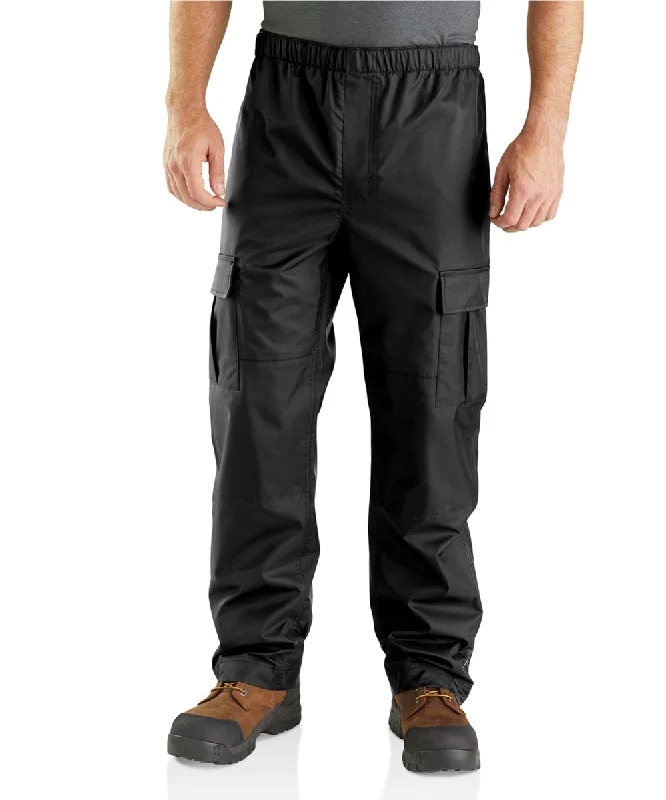 Celebrity Style Carhartt Storm Defender Waterproof Rain Pants - Black