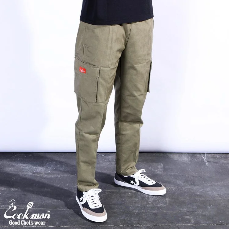 Classic Color Cookman Chef Pants Cargo - Ripstop : Olive