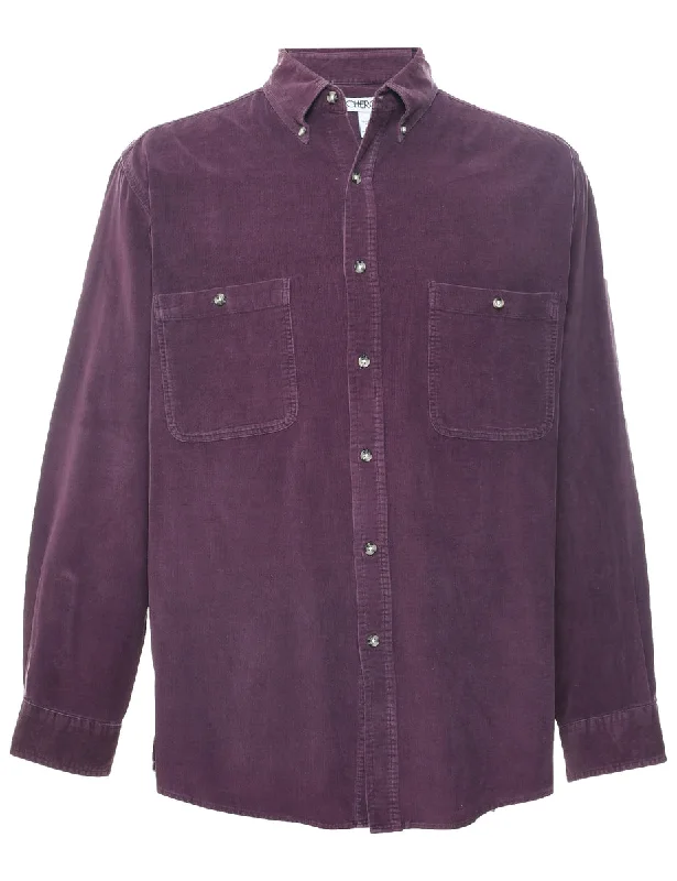 Elegant Style Cherokee Corduroy Shirt - M