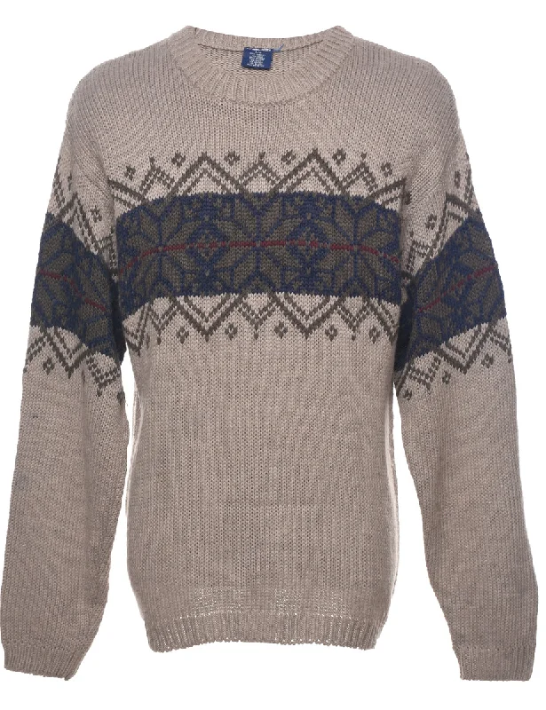 Party Wear Cherokee Nordic Jumper - L