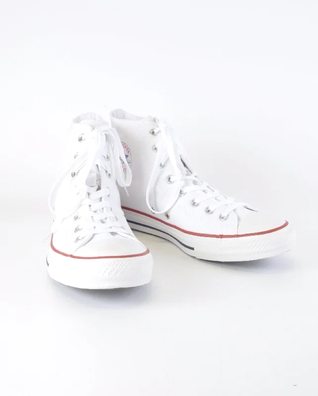 Cozy Chic Classic White Hightop Converse - New But Imperfect