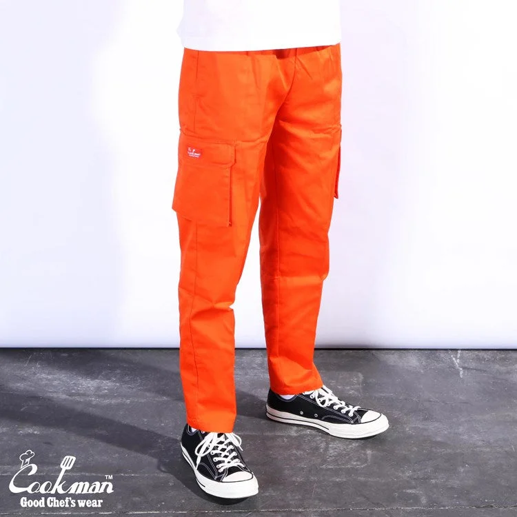 High Street Series Cookman Chef Pants Cargo - Orange