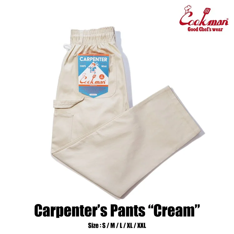 Relaxed Tops Cookman Carpenter's Pants : Cream