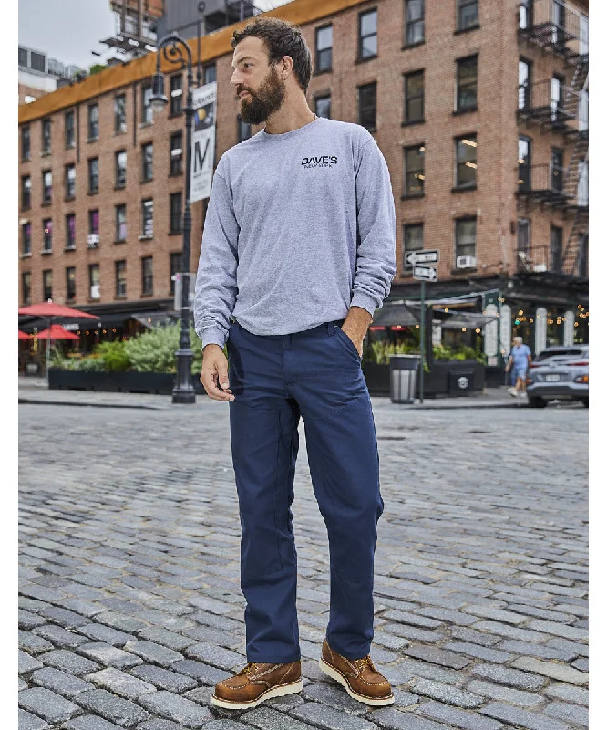 Comfortable Series Dave's New York Foundation Pant (Double Front) - Navy