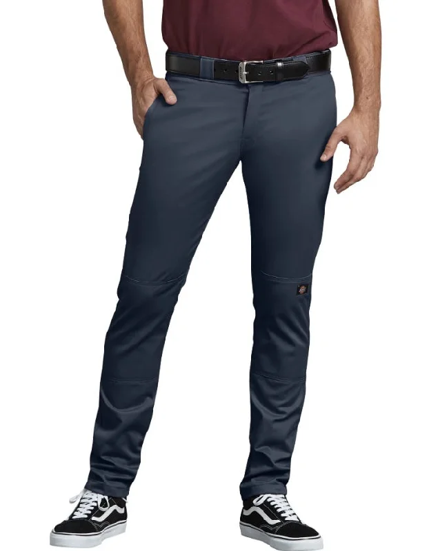 Body Design Dickies FLEX Skinny Straight Fit Double Knee Work Pants - Dark Navy