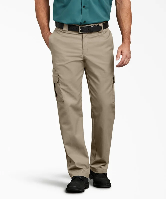 Simple Style Dickies Men's Regular Fit Twill Cargo Pants - Desert Sand