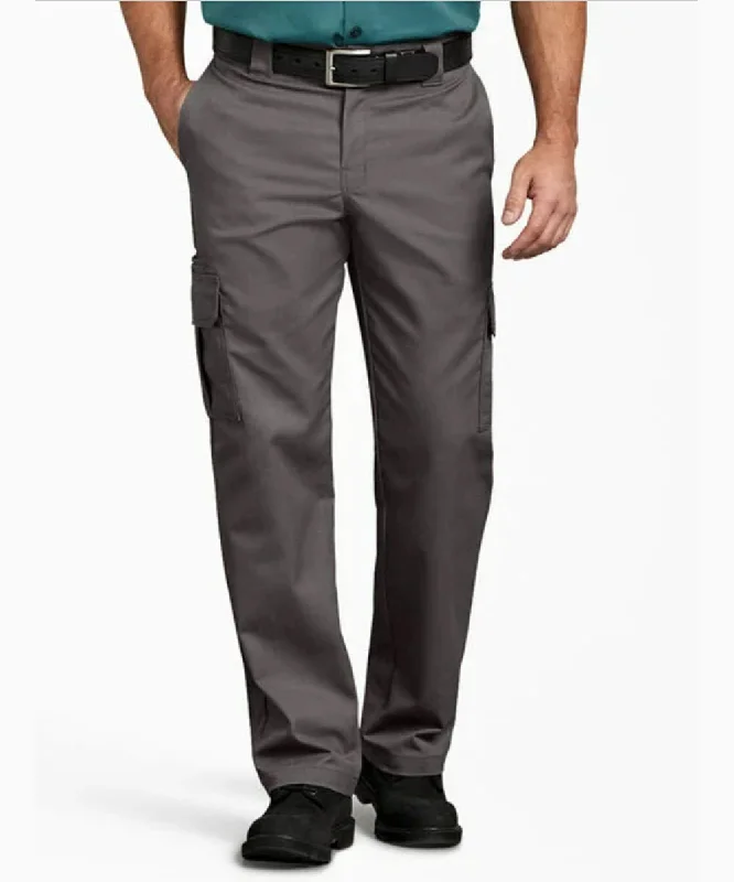 Personalized Series Dickies Men's Regular Fit Twill Cargo Pants - Gravel Grey