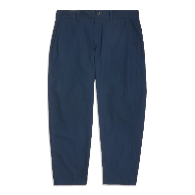 Elegant And Charming Relaxed-Tapered Smooth Twill Trouser - Resale
