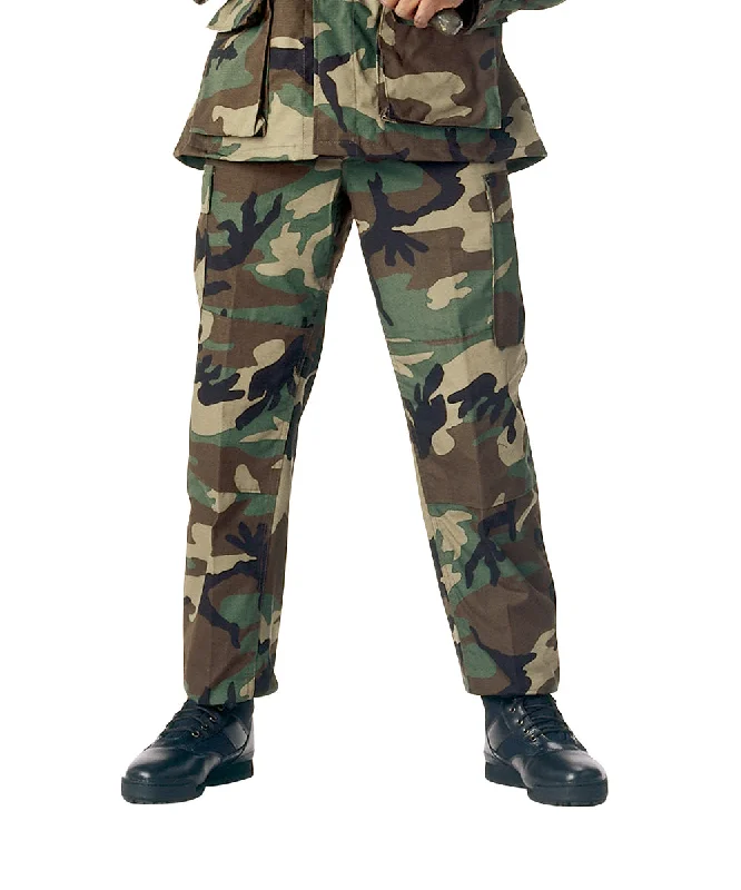 All-Day Comfort Rothco Army Style BDU Cargo Pants - Woodland Camouflage