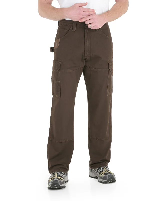 Easygoing Style Wrangler Riggs Rip-Stop Ranger Work Pants - Dark Brown