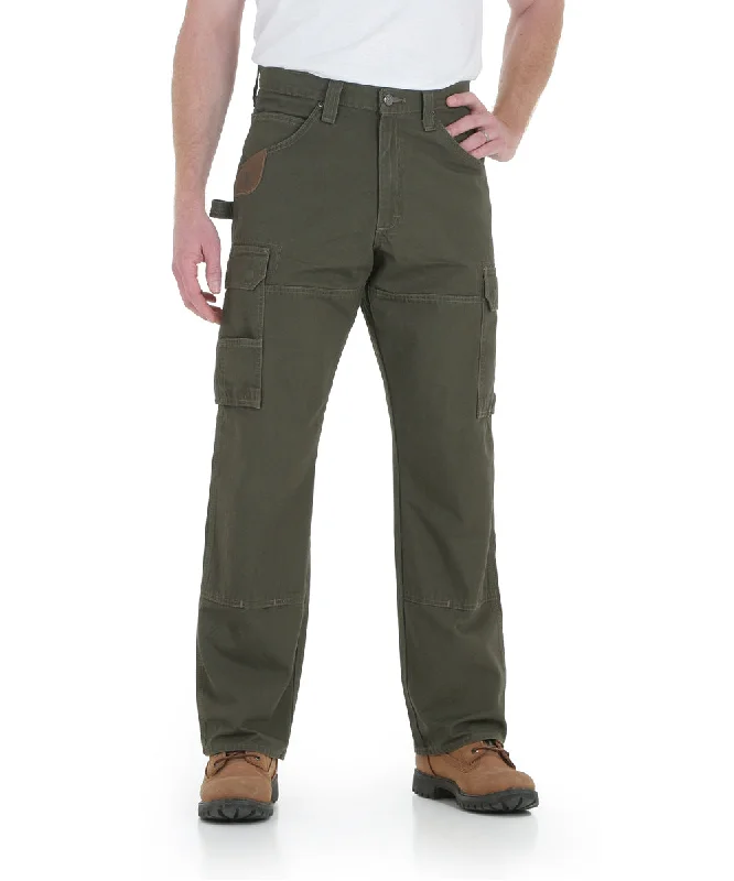 Chic Lounge Wrangler Riggs Rip-Stop Ranger Work Pants - Loden