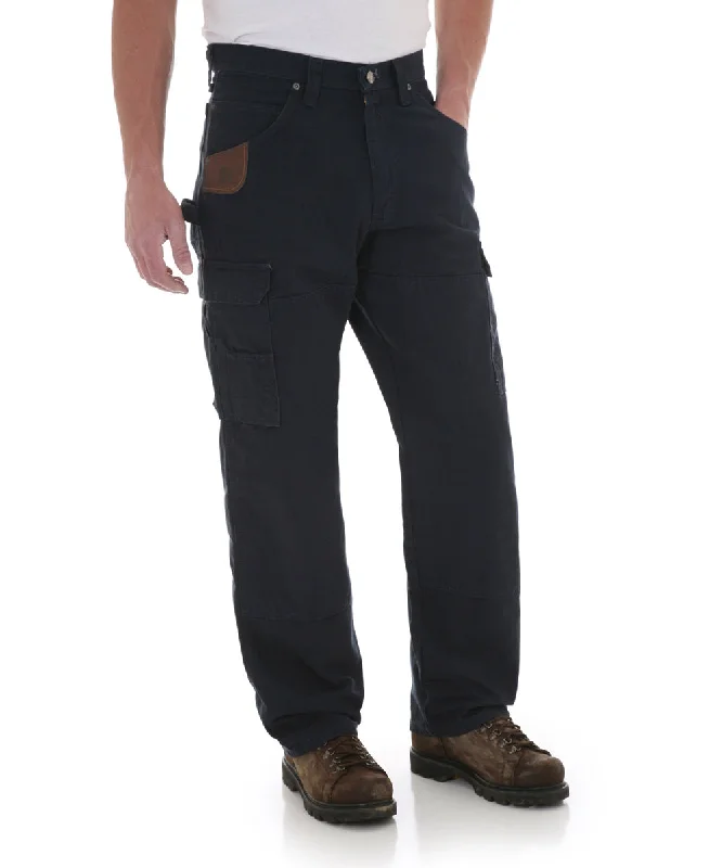 Minimal Comfort Wrangler Riggs Rip-Stop Ranger Work Pants - Navy
