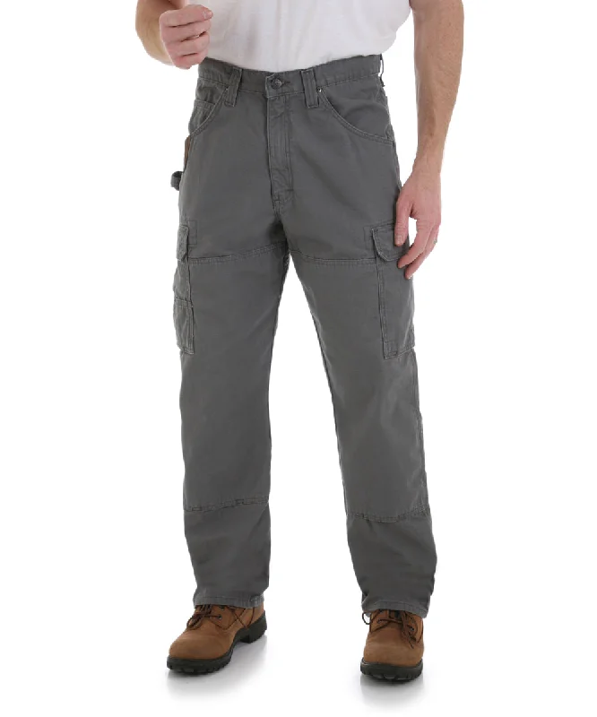 Comfortable Fashion Wrangler Riggs Rip-Stop Ranger Work Pants - Slate