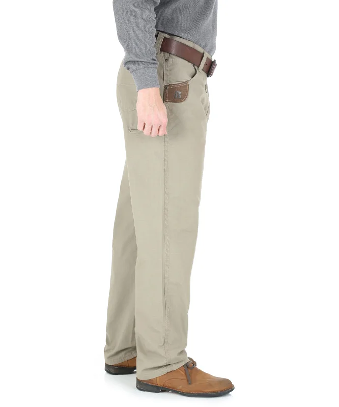 Sporty Elegance Wrangler Riggs Technician Work Pants - Dark Khaki
